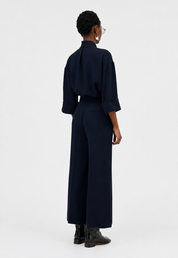 Pallas crepe georgette pants - navy