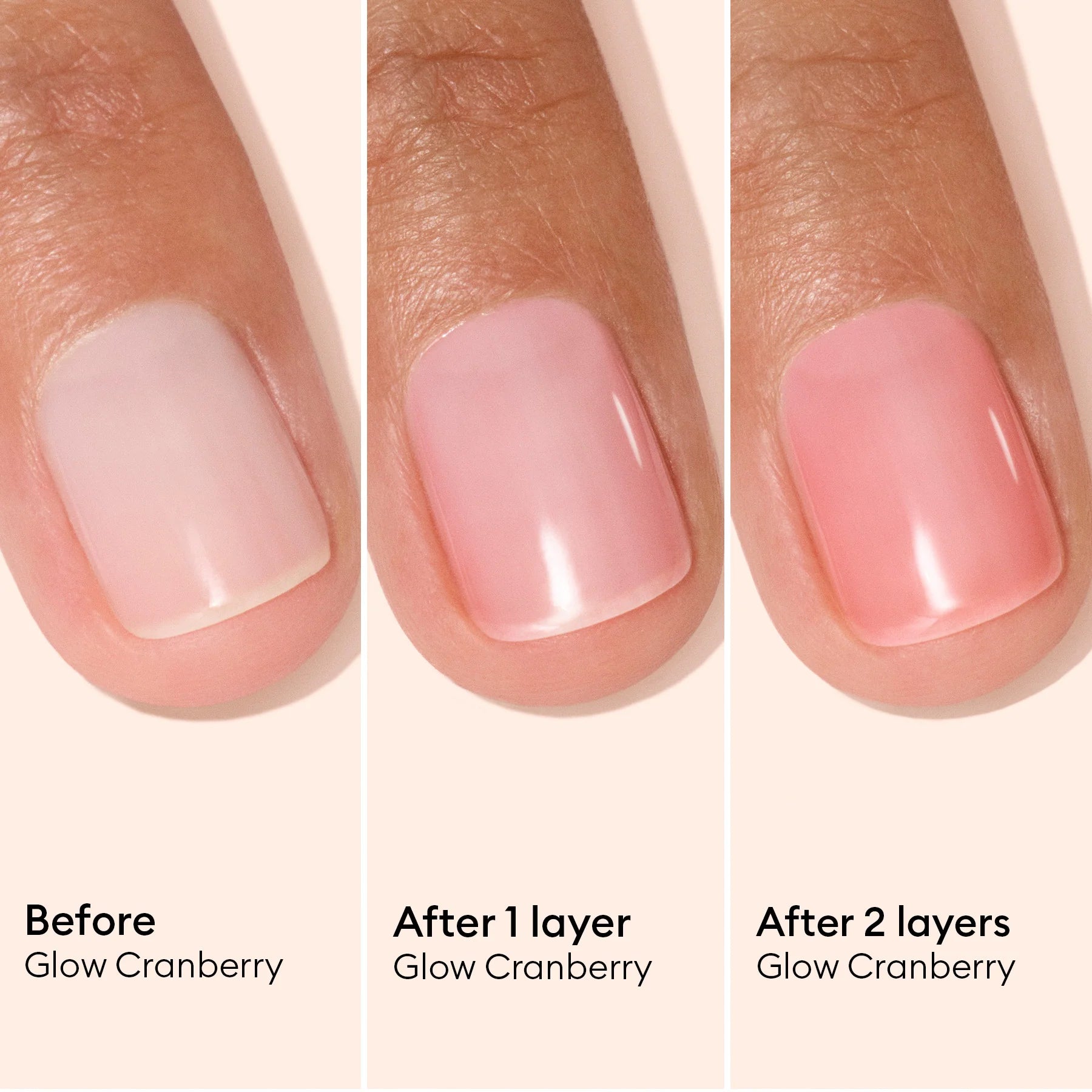 Active Glow neglelak - Cranberry