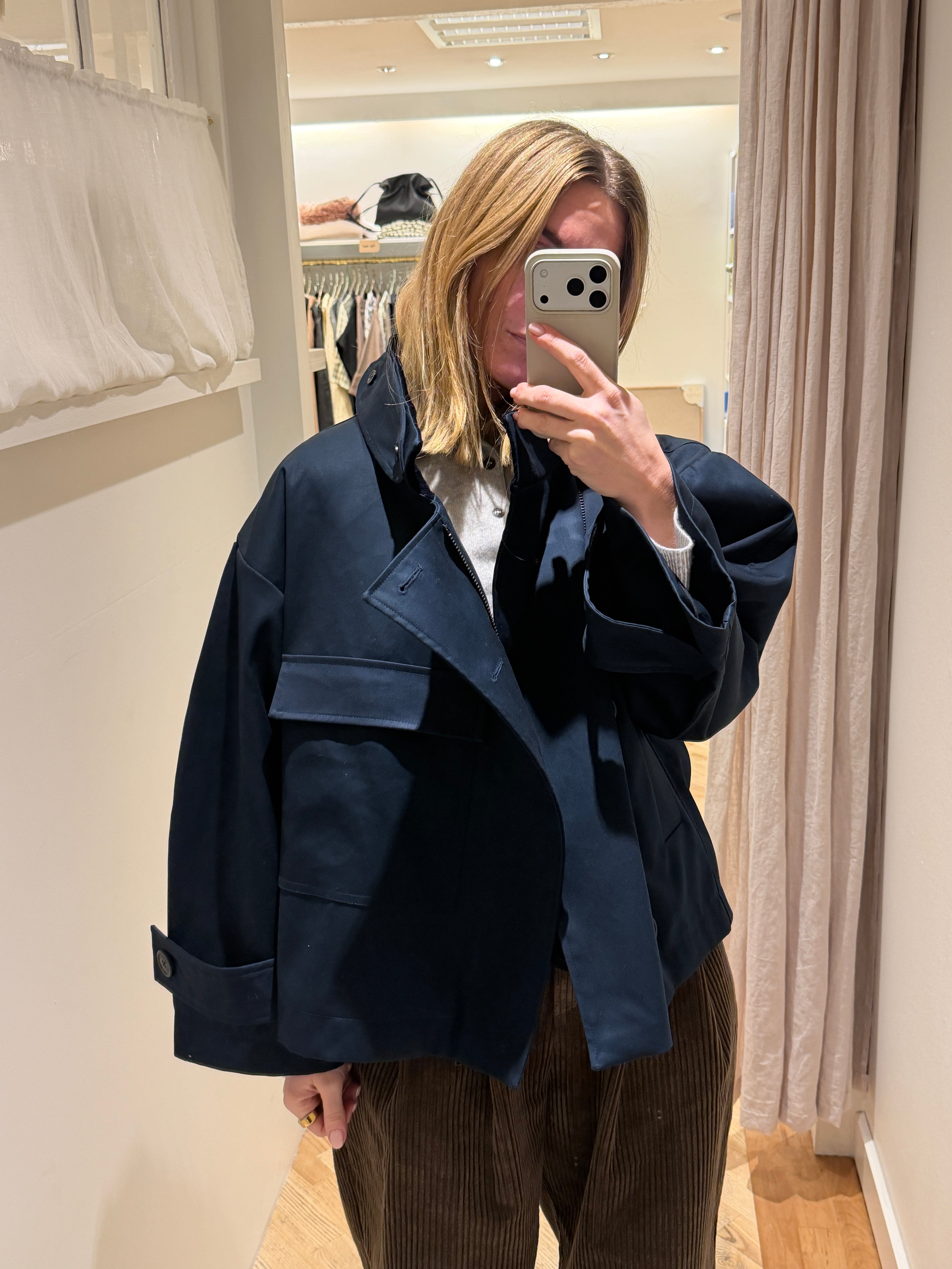 Water resistant jacket - Navy