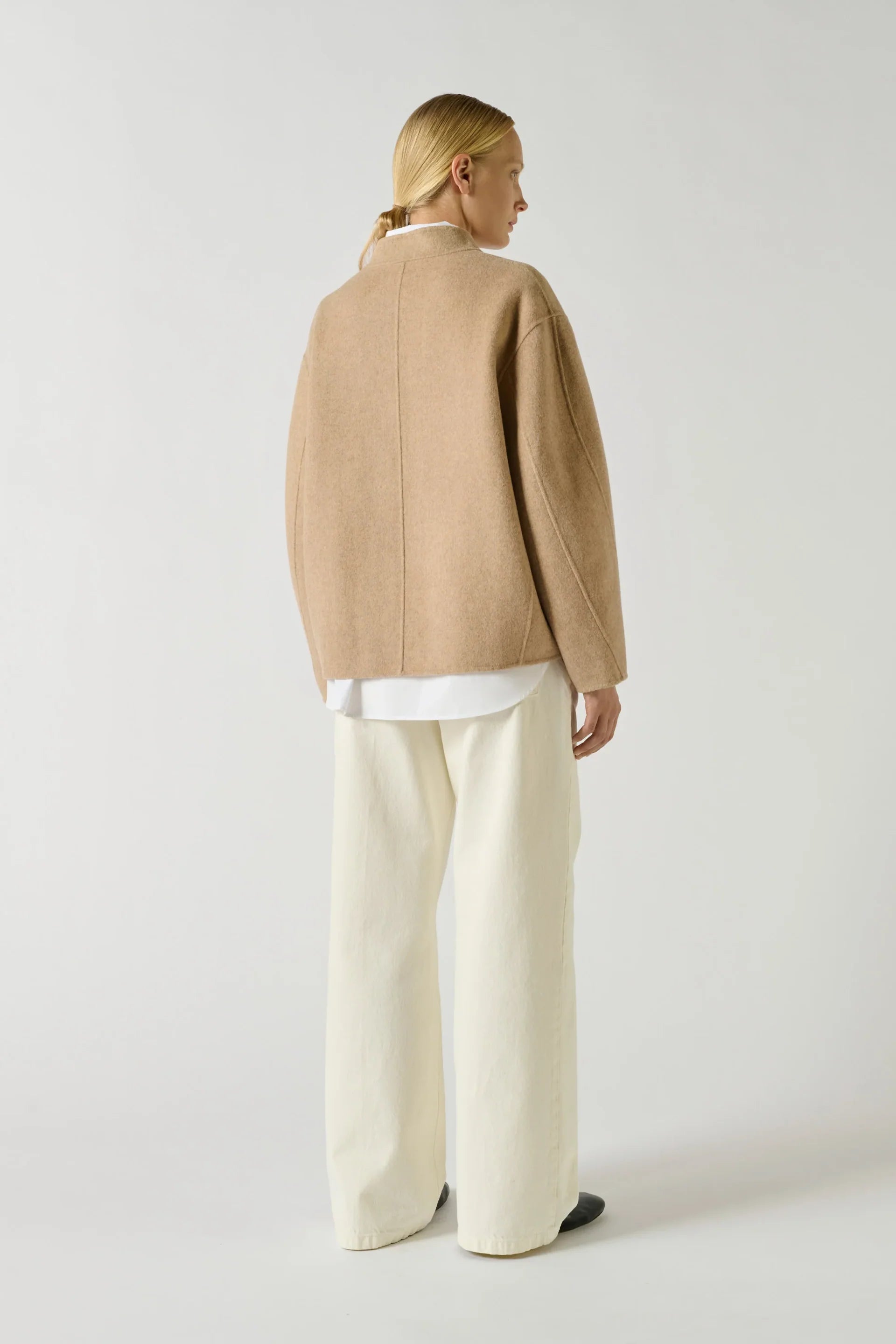 Windsor jacket - mottled beige
