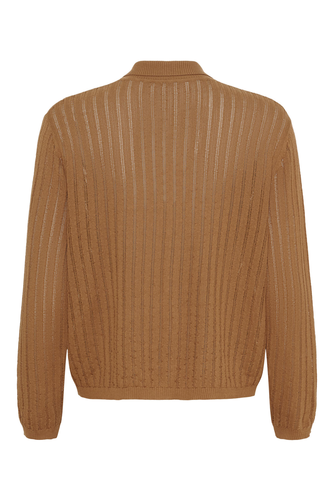 Amelia ls knit cardigan - Hazelnut