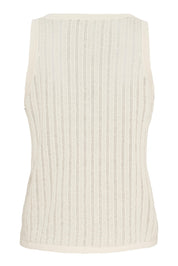 Amelia knit top - White sand