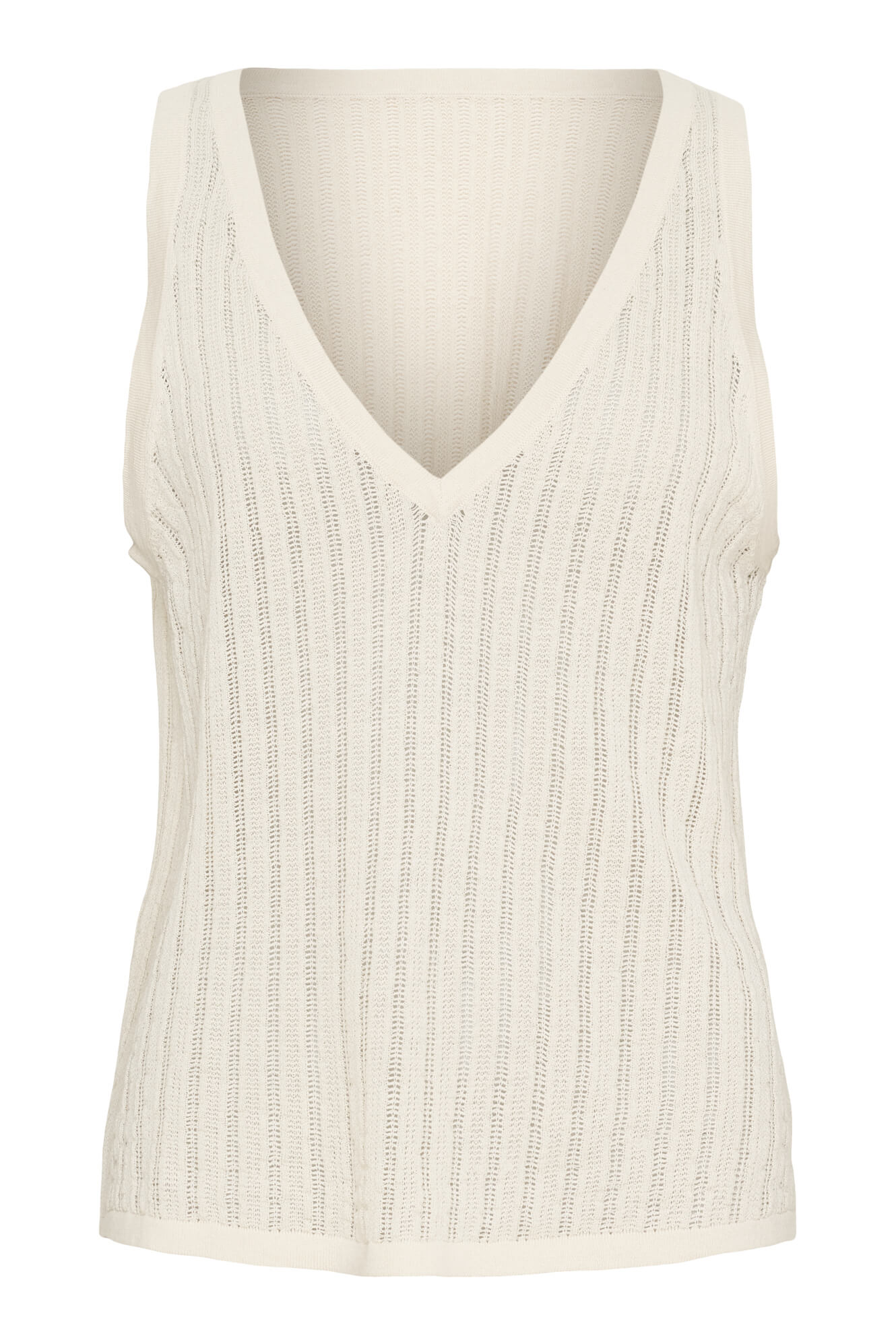 Amelia knit top - White sand