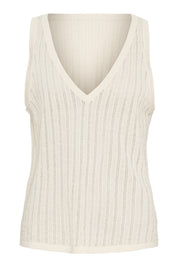Amelia knit top - White sand