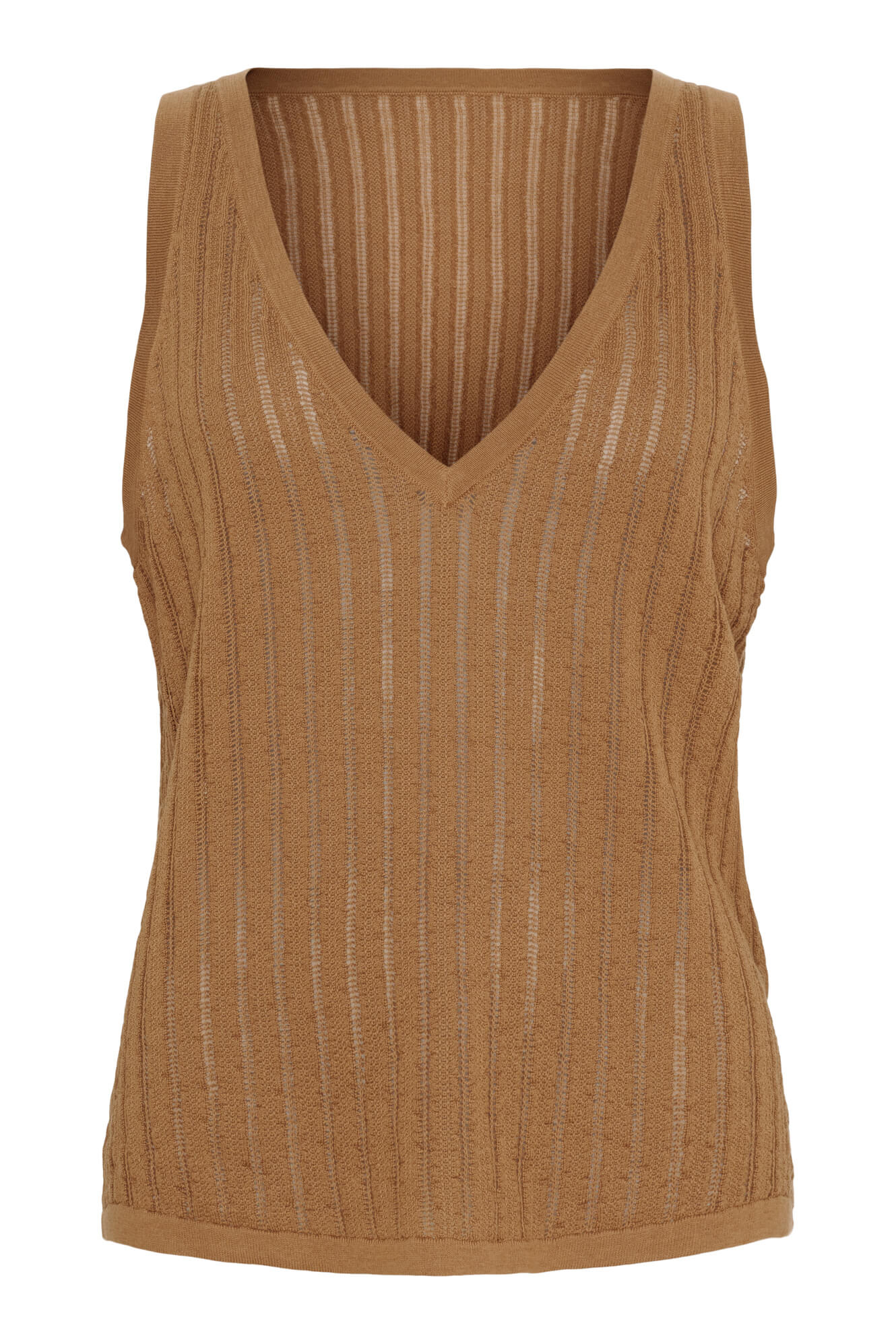 Amelia knit top - Hazel nut