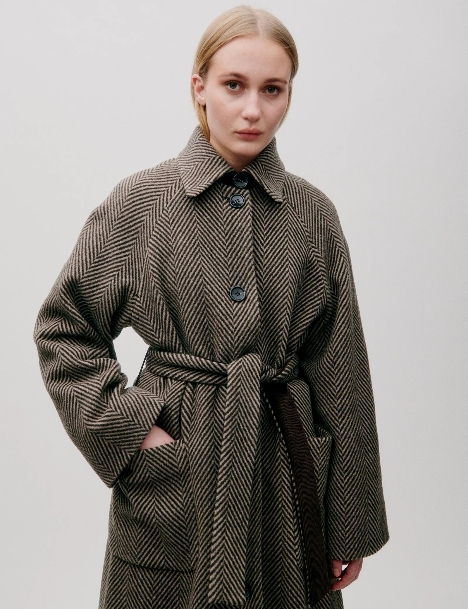 Dyveke coat - Herringbone