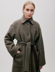 Dyveke coat - Herringbone