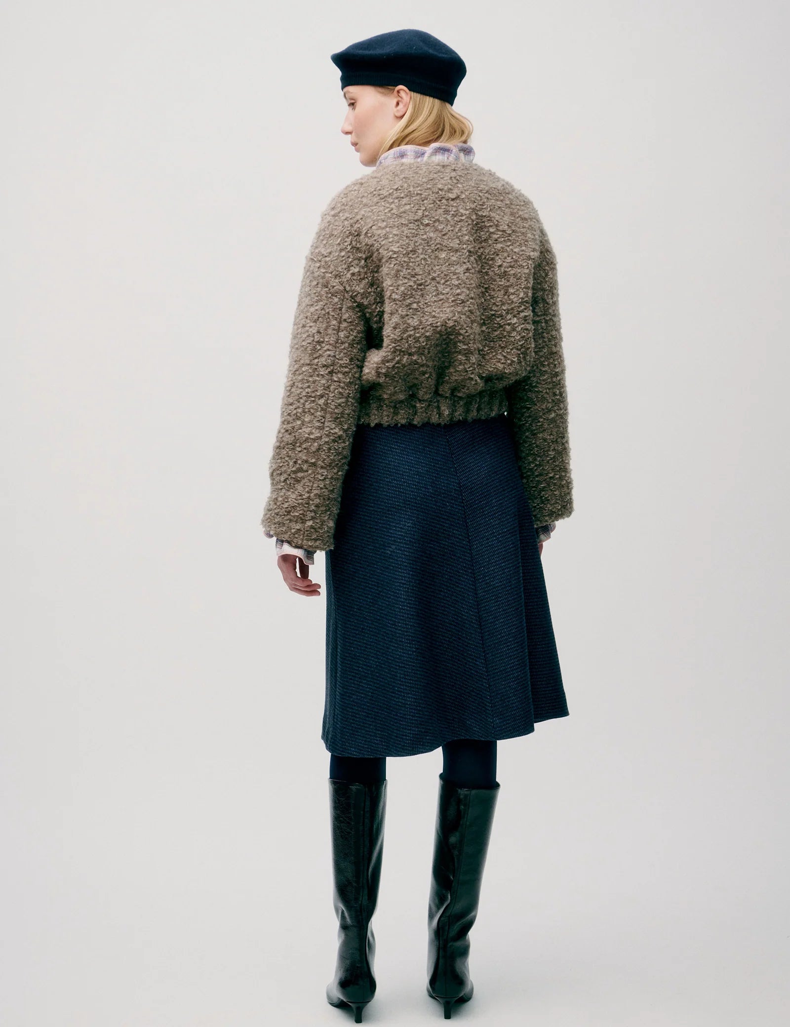 Bello skirt - tweed blue