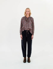 Fran pants i babyfløjl - Midnight