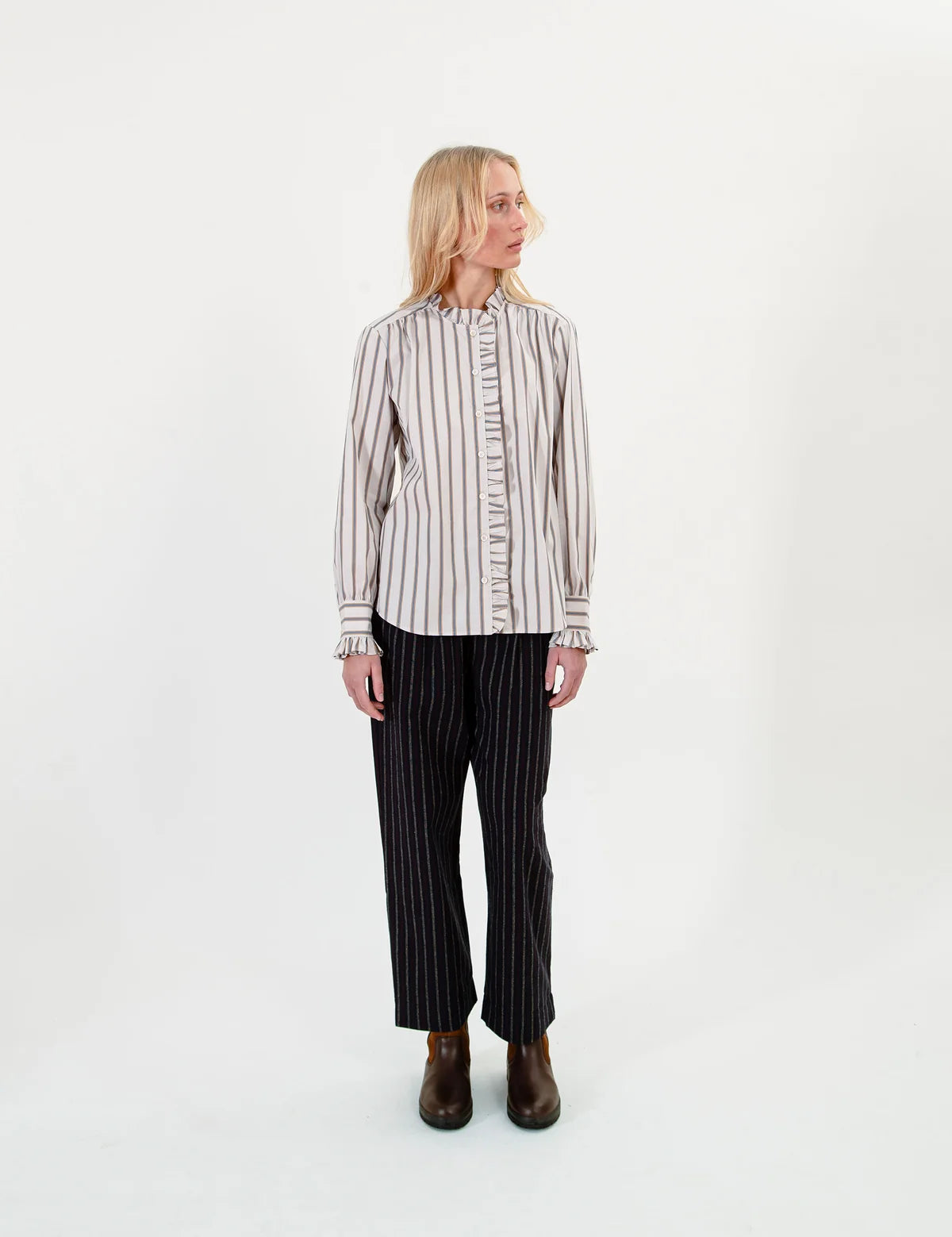 Alba shirt - Big tiny stripe