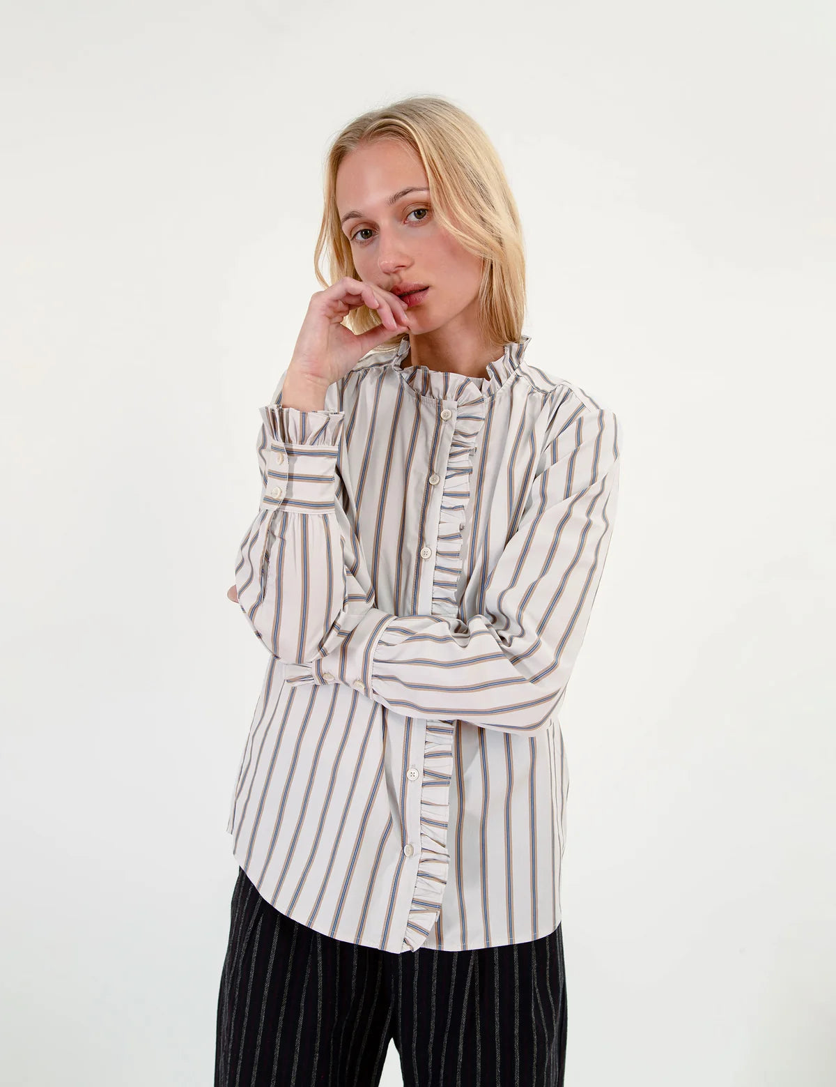 Alba shirt - Big tiny stripe