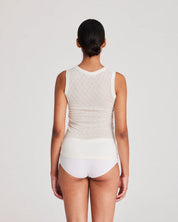Alberte S'less silk top - Off white