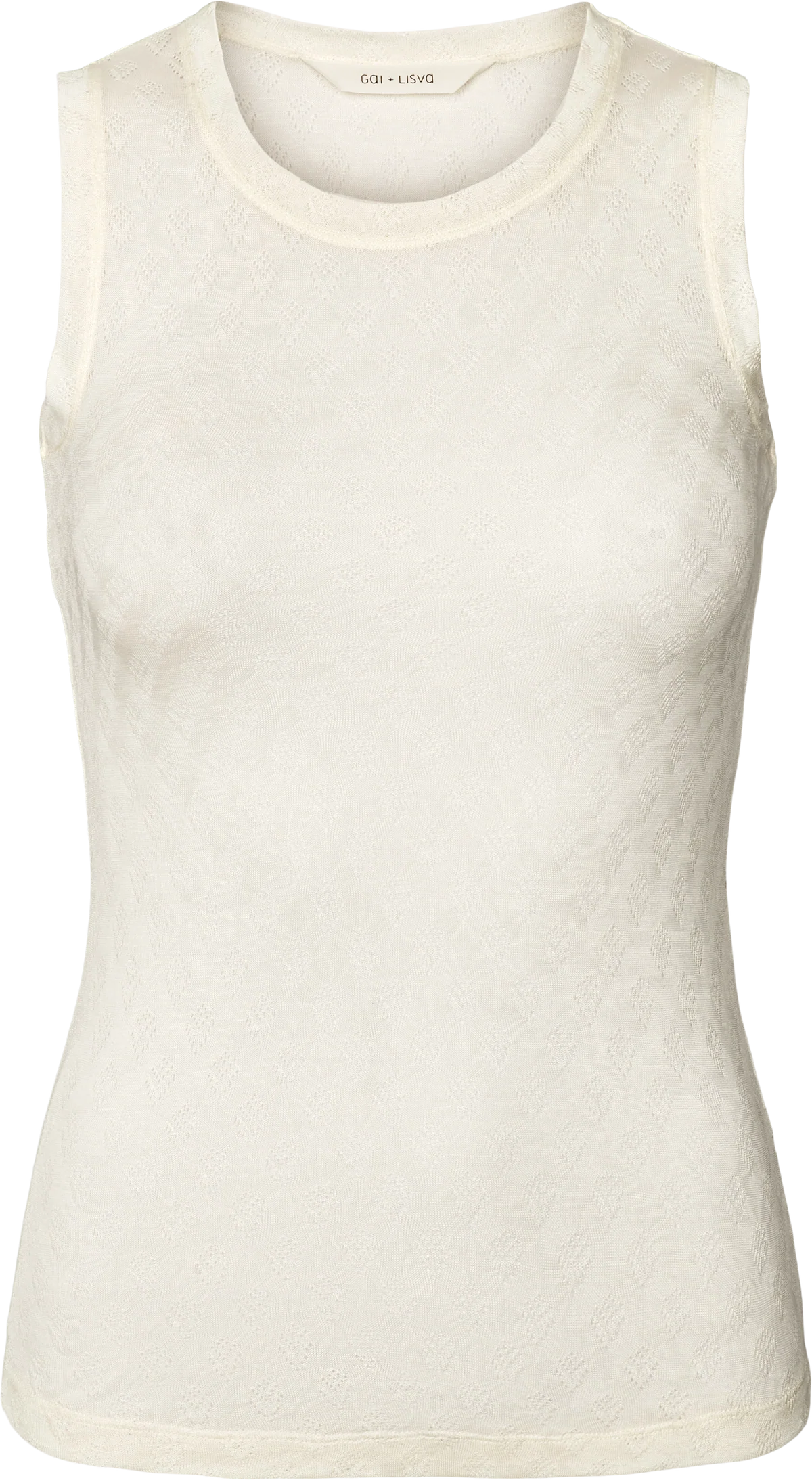 Alberte S'less silk top - Off white