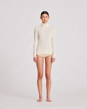 Anna wool turtleneck - off white