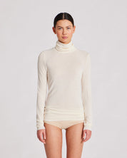 Anna wool turtleneck - off white