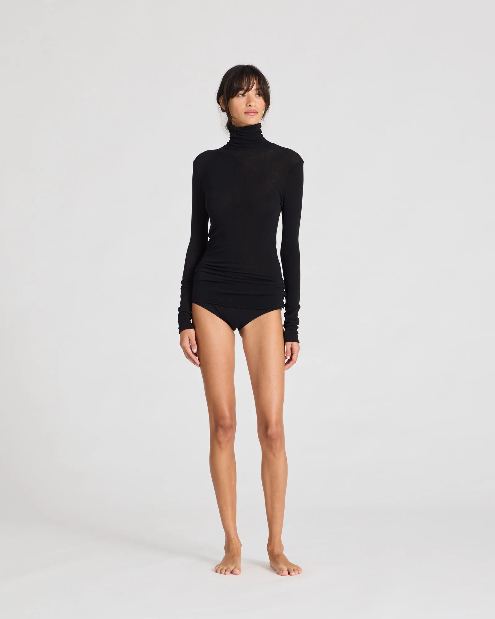 Anna wool turtleneck - Black