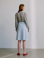 Becca skirt - milky stripe