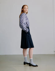 Becca skirt - Eclipse blue