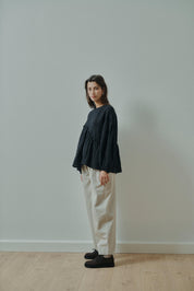 Vera barrel pants - oatmeal