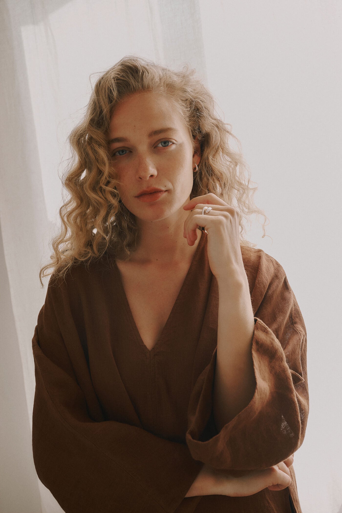 Venizia 7/8 Long dress - Cambridge Brown