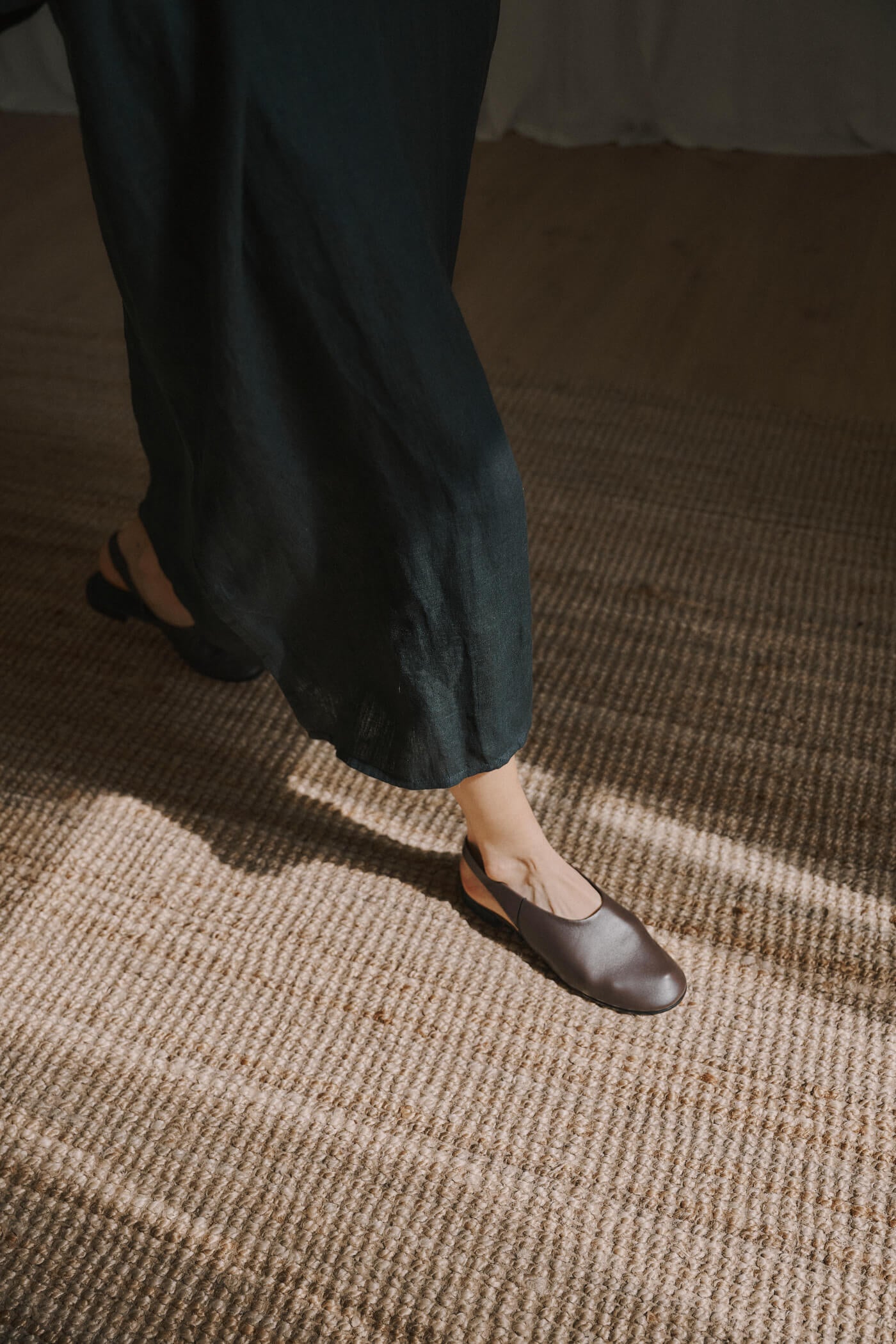 Venizia 7/8 Long dress - Black washed