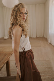 Irissa string pant - Cambridge Brown