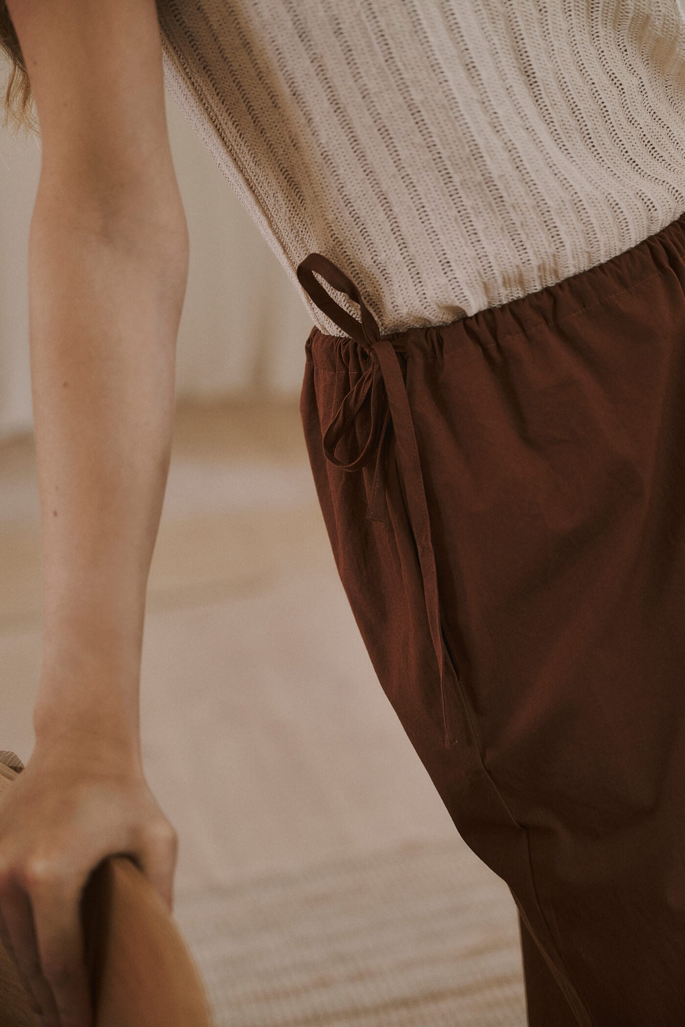 Irissa string pant - Cambridge Brown