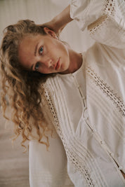 Lily ls shirt - White sand