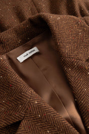 Ansel vest - Rust melange