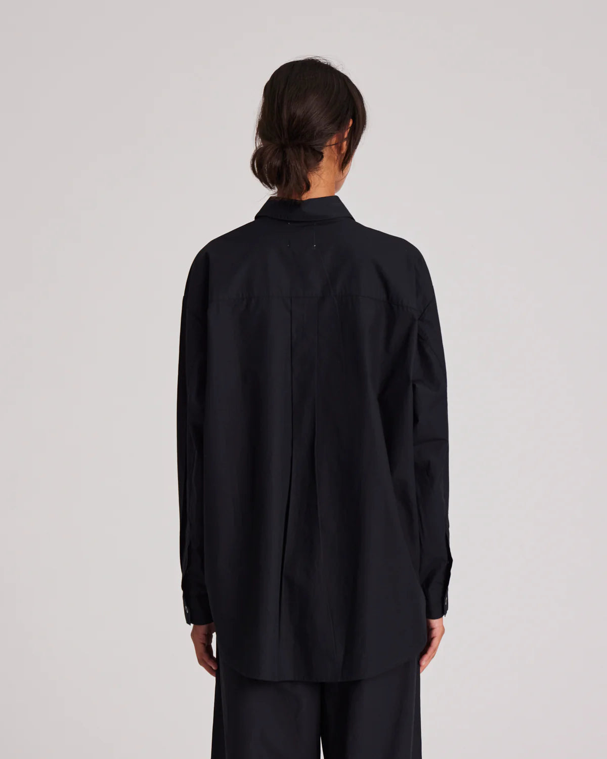 Astrid Shirt Poplin Gots 243975 - Black