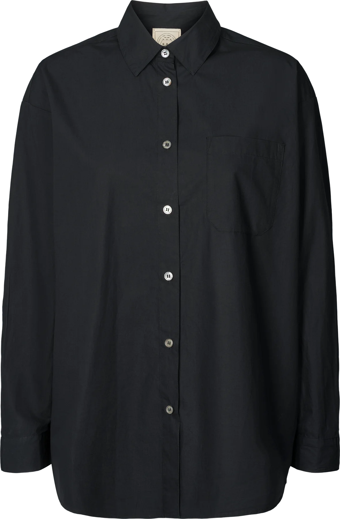 Astrid Shirt Poplin Gots 243975 - Black