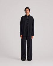 Astrid Shirt Poplin Gots 243975 - Black
