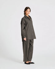 Jasmin poplin pants - Beluga