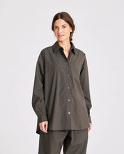 Jasmin poplin pants - Beluga