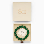 Chunky armbånd · green jade