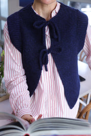 Shelby cotton-silk shirt - Red pink stripe