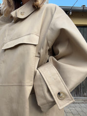 AF Agger · Water resistant coat - Cool beige