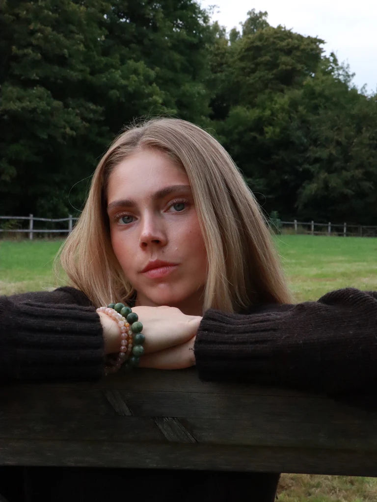 Chunky armbånd · Southern Jade