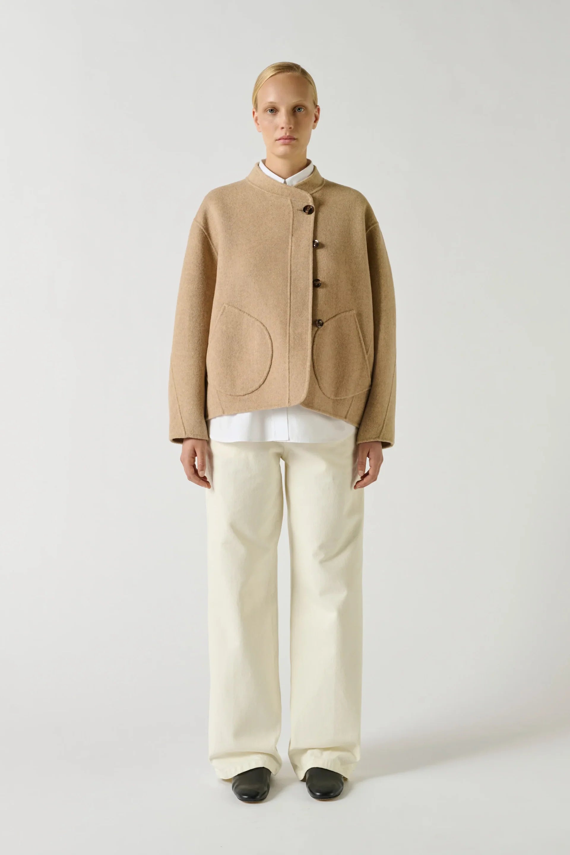Windsor jacket - mottled beige