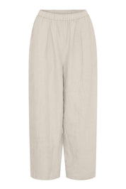 Billie barrel linen pants - oatmeal