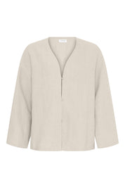 Billie linen jacket - oatmeal