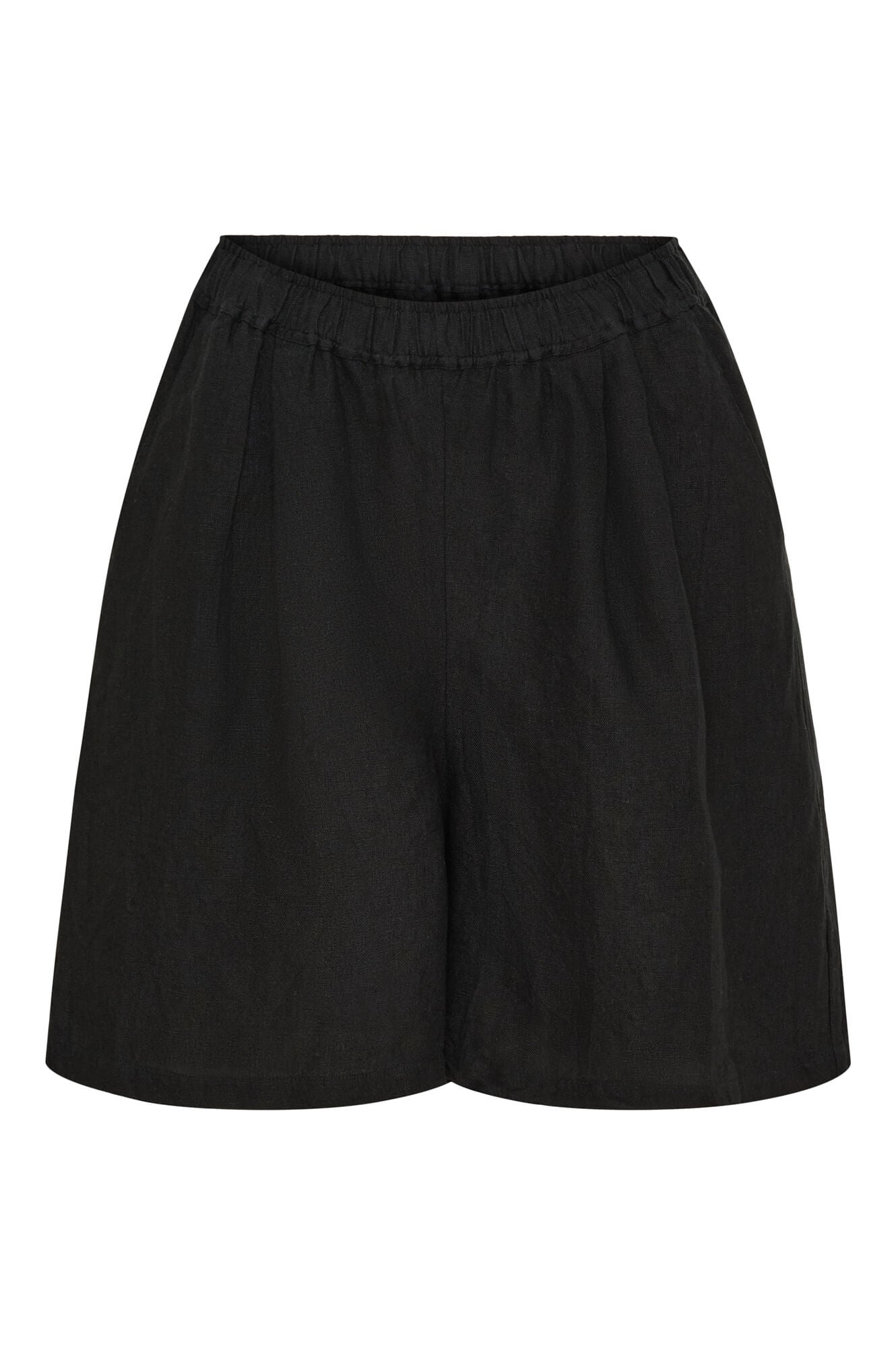 Billie linen shorts - Black