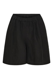 Billie linen shorts - Black