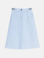 Becca skirt - milky stripe