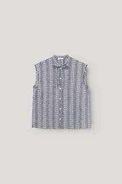 Benicia top - Chambray stripe