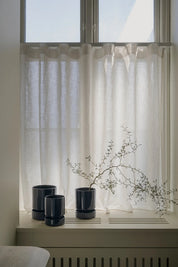 Hoff · Glaseret urtepotte med underskål ø. 12 - Sapphire blue