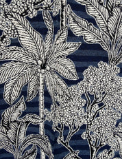 Rose vendbar jakke - blue palm escape