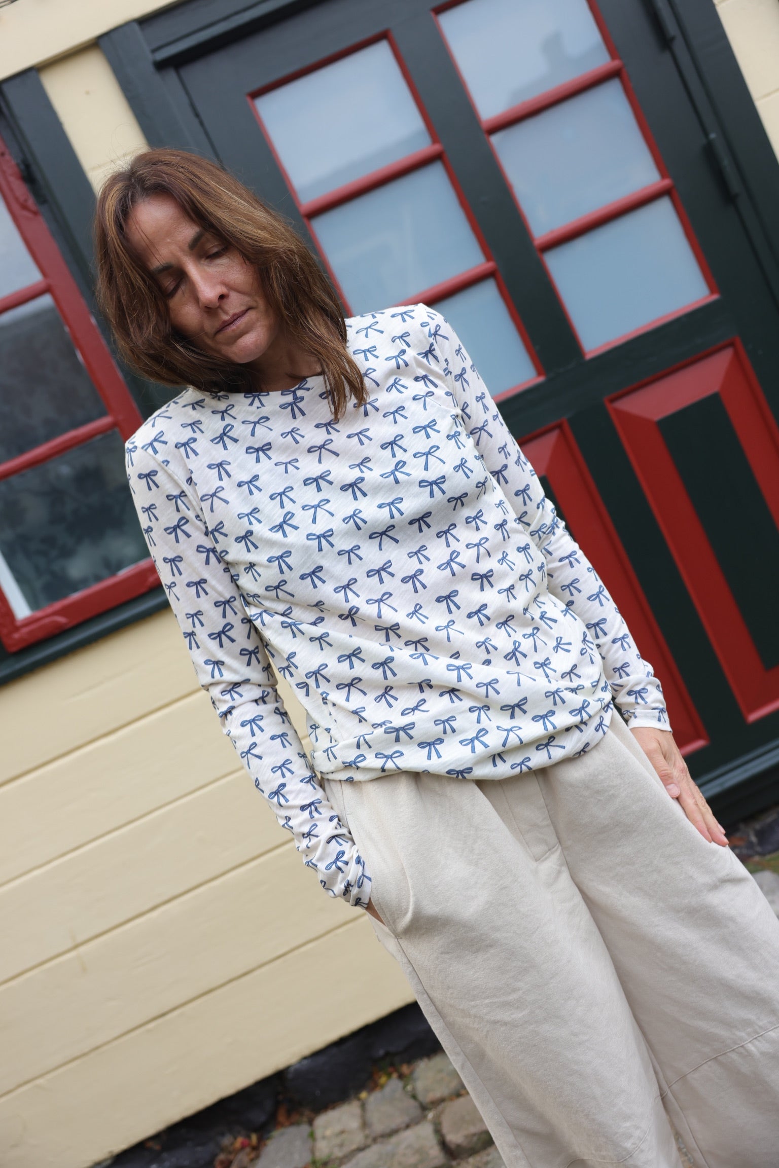 Cinna t-shirt - Blue bow