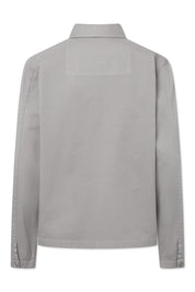 Cameron garment dyed twill jacket - Elephant grey