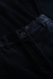 Philly organic heavy corduroy pant - Ink Navy